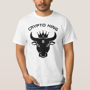 Camiseta Blanco personalizado de Crypto King