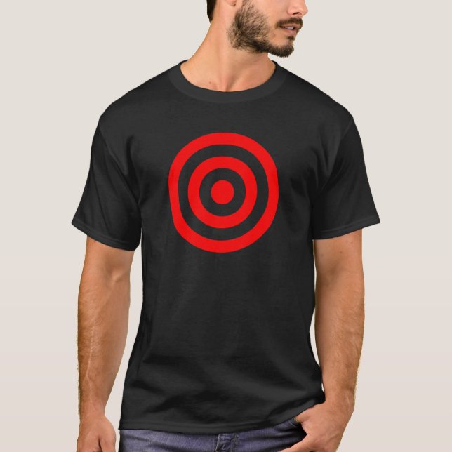 Camiseta Blanco roja de la diana (Anverso)
