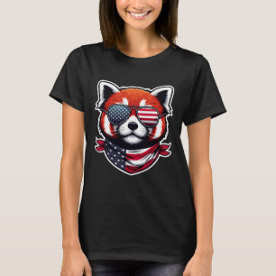 Camiseta Blanco Rojo &amp; Carrocería Azul 4 De Julio Su