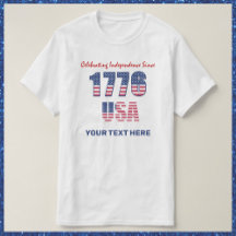 Blanco Rojo Patriótico y Azul 4 de julio