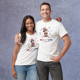 Camiseta Blanco rojo personalizado y padres esperados