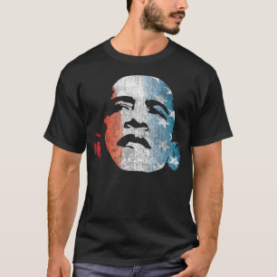 Camiseta Blanco rojo y azul 12 de Obama