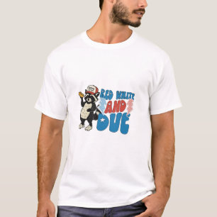 Camiseta Blanco Rojo y Vencimiento 4 de Julio Parejas Embar