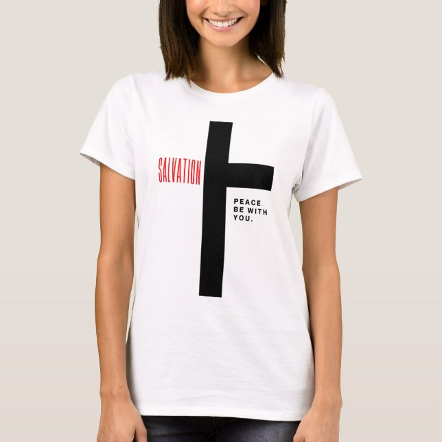 Camiseta Blanco salvación (Anverso)