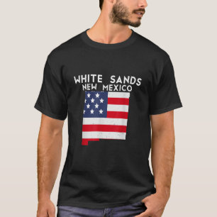 Camiseta BLANCO SANDS EE.UU. EE.UU. viajar nuevo mexicano N