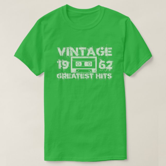 Camiseta Blanco Vintage 1962 (Diseño del anverso)