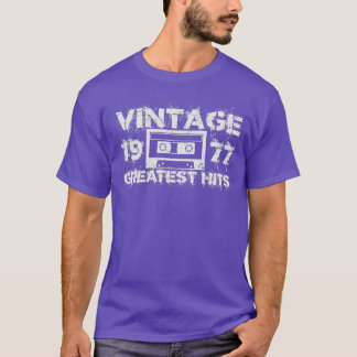 Camiseta Blanco Vintage de 1977