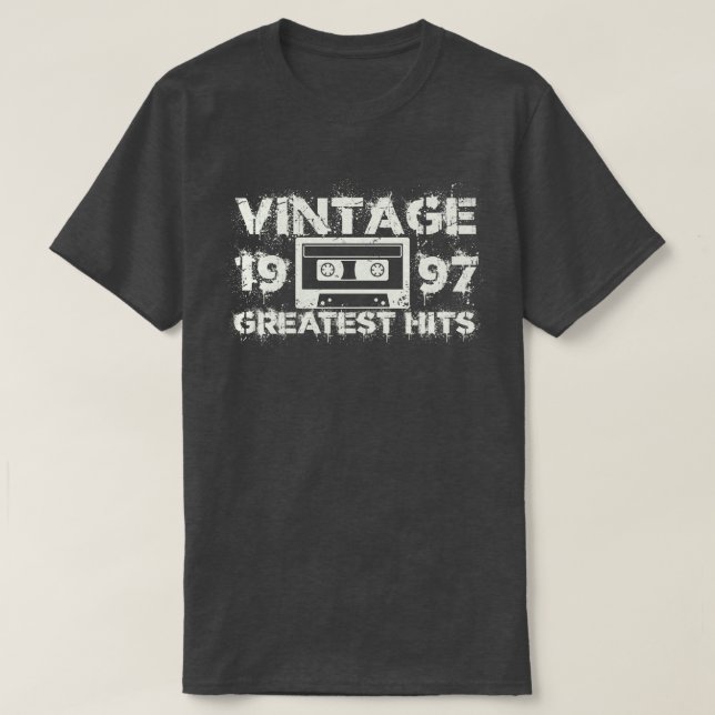 Camiseta Blanco Vintage de 1997 (Diseño del anverso)