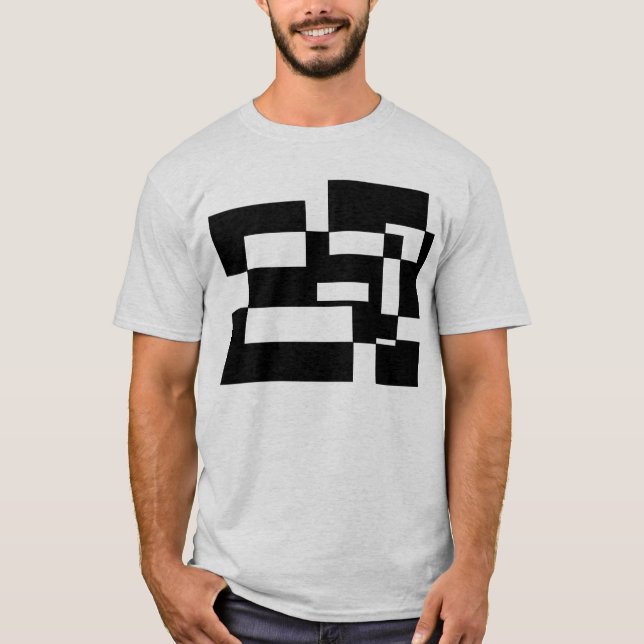 Camiseta blanco y negro (Anverso)