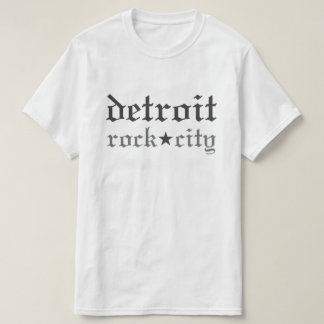 Camiseta Blanco y negro de Detroit Rock City