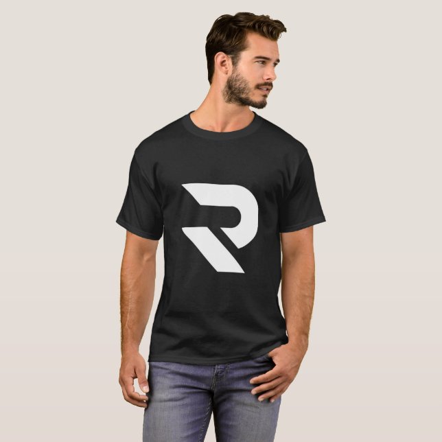 Camiseta blanco y negro de RumaTube (Anverso completo)