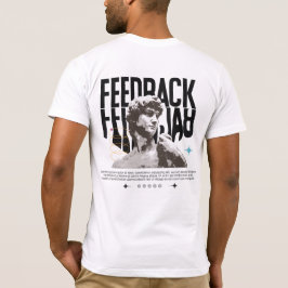 Camiseta Blanco y Negro Minimalista 