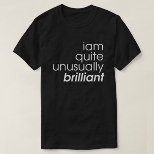 Camiseta Blanco y negro muy inusualmente brillante de I'am