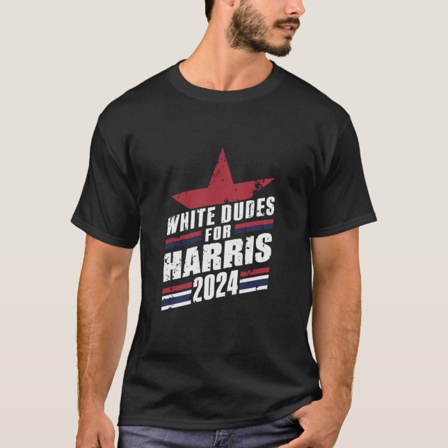 Camiseta Blancos a favor de Kamala Harris 2024 (Anverso)