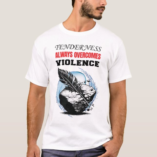 Camiseta Blancos hombres de poder suaves (Anverso)