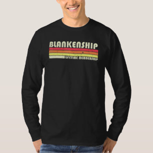 Camiseta Blankenship Surname Retro Vintage 90's Birthday Re