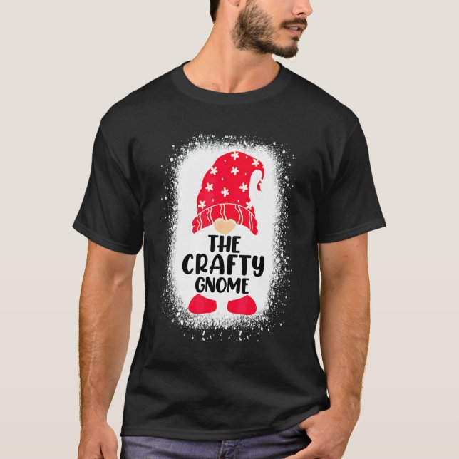 Camiseta Blanqueado El Gnomo Ingenioso Familiar Navidad Coi (Anverso)