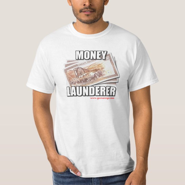 Camiseta Blanqueador del dinero (Anverso)
