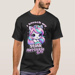 Camiseta Blanqueo mi arruga apestosa Lindo Unicornio Y2K De