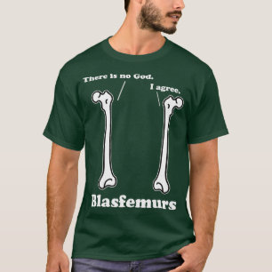 Camiseta Blasfemurs Grammar Pun Punny Biology Funny Gift