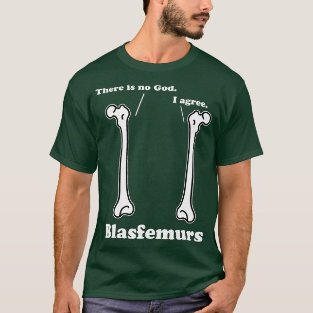Camiseta Blasfemurs Grammar Pun Punny Biology Funny Gift (Anverso)
