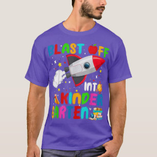 Camiseta Blast Off Into Kindergarten Outer Space Back To Sc