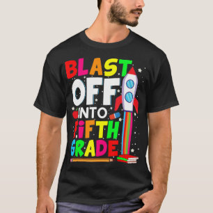 Camiseta Blast to Fifth Grun Fun De Vuelta A La Escuela 5