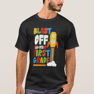 Camiseta Blast to First Grado Back To School 1º Grado C