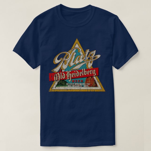 Camiseta Blatz Beer Milwaukee 1846 TShirt (Diseño del anverso)