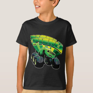 Camiseta Blaze y la insignia de las máquinas monstruosas