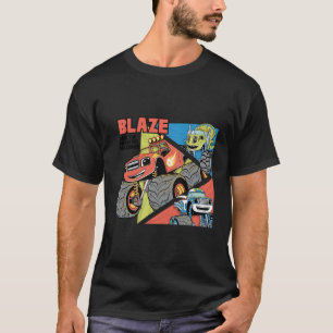 Camiseta Blaze Y Las Máquinas De Monstruos En La Marcha