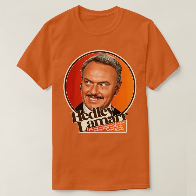 Camiseta Blazing Saddles Hedley Lamarr Alternativa Creativa (Diseño del anverso)