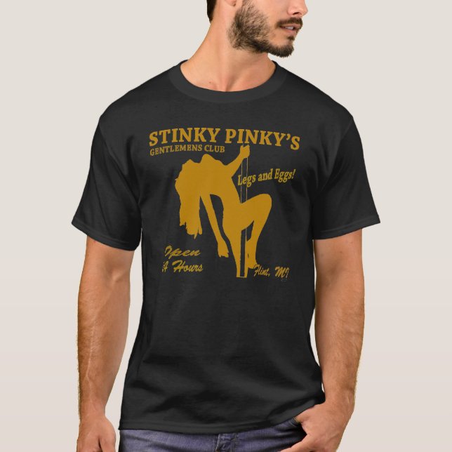 Camiseta Blck rosado Stinky (Anverso)