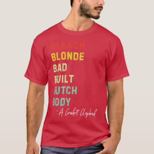 Camiseta Bleach Blona Mal Construido Butch Cuerpo Retro Vin