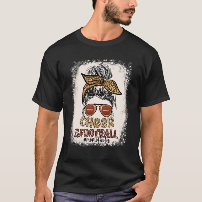 Camiseta Bleach Leopard Messy Bun Mom De Chey Y Foo (Anverso)