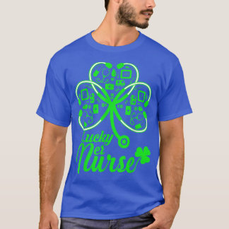 Camiseta Bleach Shamrock Stethoscope Enfermera Día de St Pa