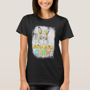 Camiseta Bleached Boo Boo Crew Bunny Nurs Flower Gl