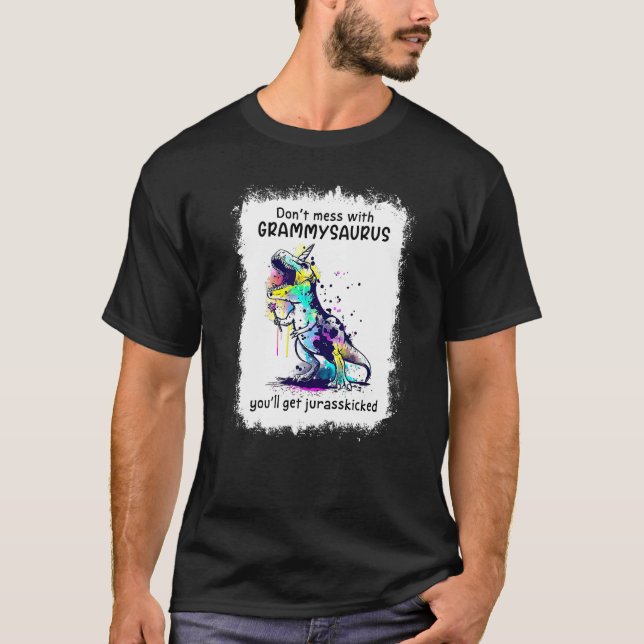 Camiseta Bleached Don't Mess with Grammysaurus Obtendrás a  (Anverso)
