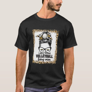 Camiseta Bleached Loud & Proud Volleyball Bonus Mom Game Da