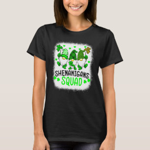 Camiseta Bleached Shenanigans Squad St Patrick's Day Gnomes