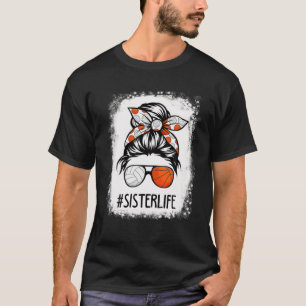 Camiseta Bleached Sister Life Voleibol Béisbol Messy Hai
