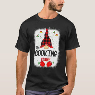 Camiseta Bleached The Cooking Gnome Matching Family Christm