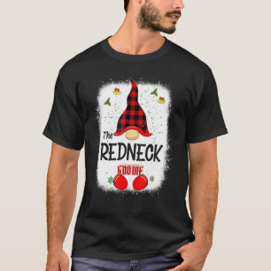 Camiseta Bleached The Redneck Gnome Matching Family Christm