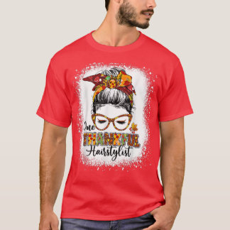 Camiseta Bleached Un desordenado y agradecido peluquero bun