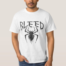 Camiseta Bleeding Spider Meltdown – Dark Drip Aesthetic Des