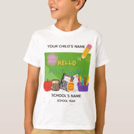 Camiseta BLEEGRAPICS: ¡Hola, primer grado!