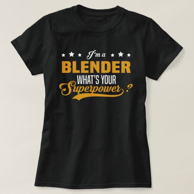 Camiseta Blender (Diseño del anverso)