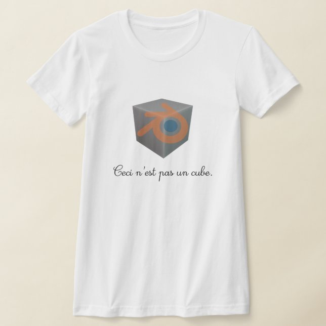 Camiseta Blender 3D Würfel (Distribución)