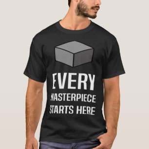 Camiseta Blender Basics estilo nerdy simple para el modelad