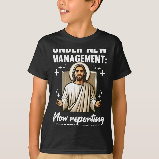 Camiseta Blessed Baptism Religious Christian Under New Mana (Anverso)